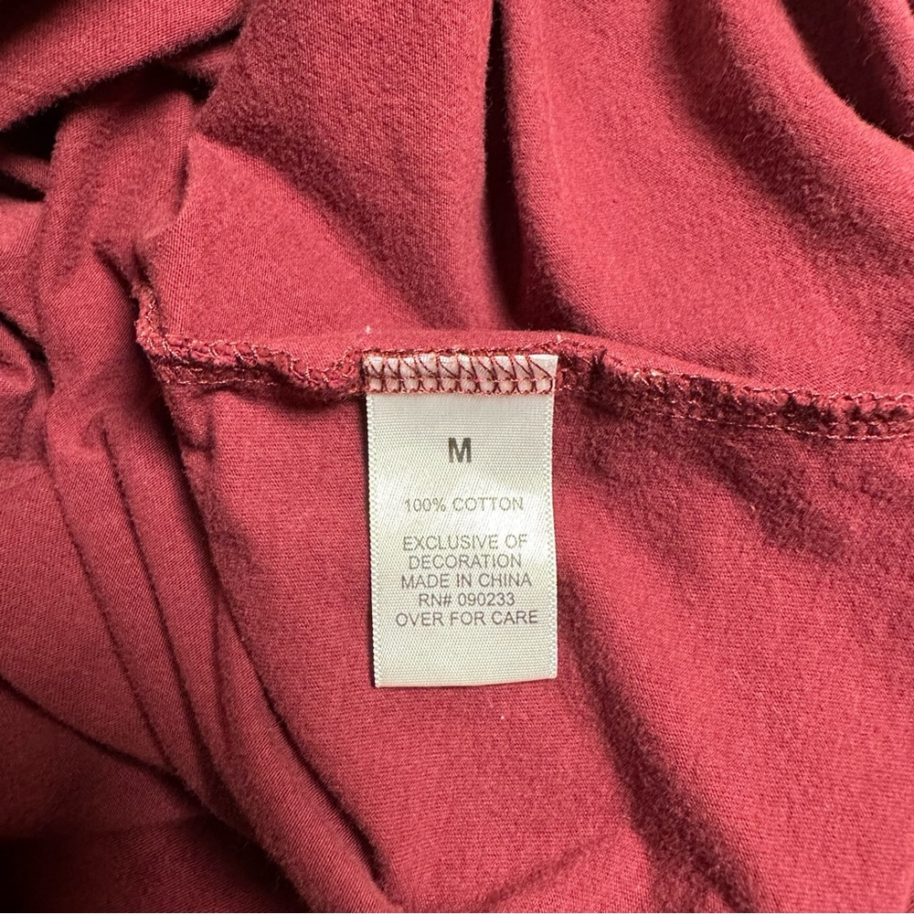Playboy x PacSun Red Tee Men’s M Embroidered Logo Streetwear Collab - Picture 8 of 9